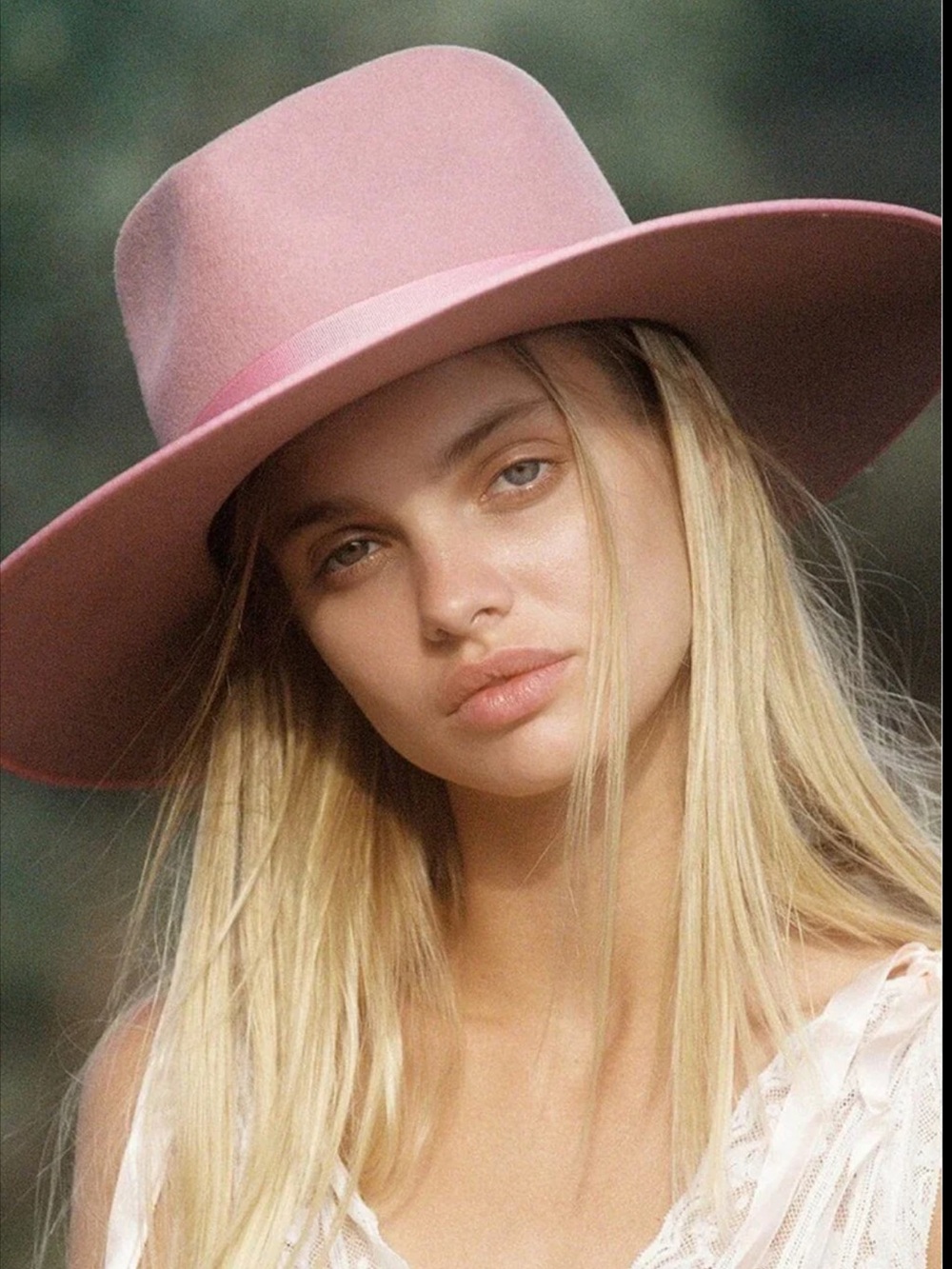 Lack of Color Pink Rancher Wide Brim Hat